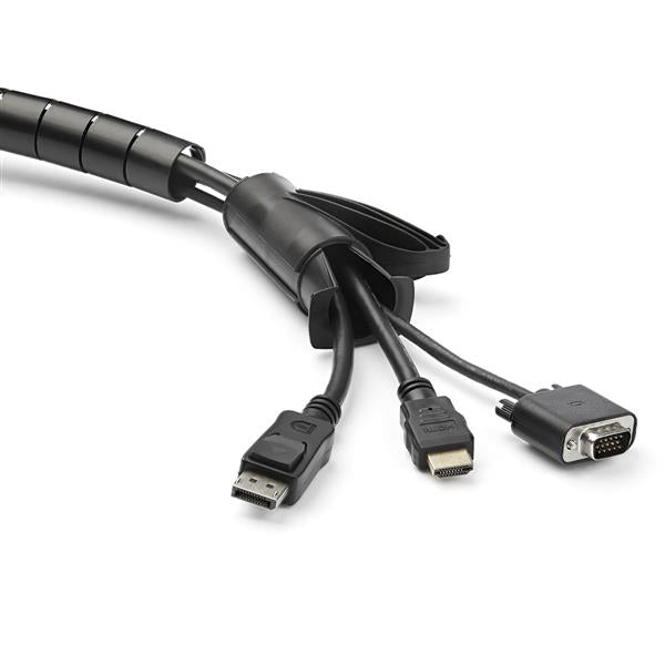 StarTech.com 1.5 m (4.9 ft.) Cable-Management Sleeve - Spiral - 25 mm (1 in.) Diameter