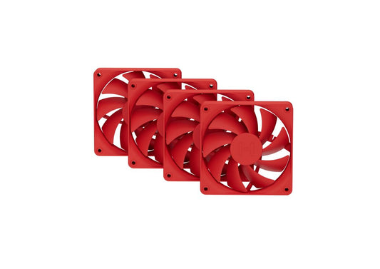 HYTE FAN- -FA12-RR-4 computer cooling system Processor 12 cm Red 4 pc(s)