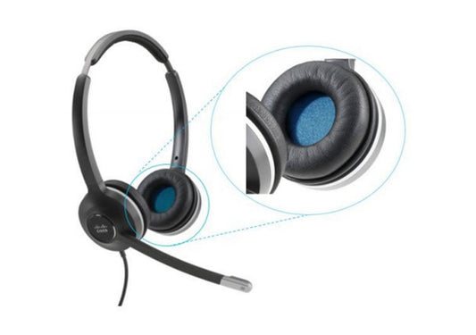 Cisco Headset 520 Series and 530 Series Replacement Ear Cushions (8 pieces) – Spare – Black, 2-Year Limited Liability (CP-HS-W-5EC8=) Networking