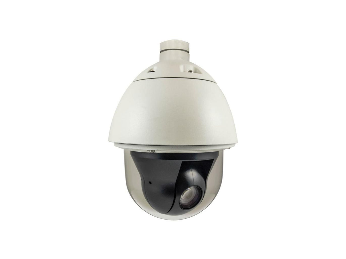 LevelOne FCS-4042 NTW CAMERA HUBBLE PTZ Dome IP Network Camera, 2-Megapixel, 30X Optical Zoom, Indoor/Outdoor, two-way audio, 802.3at