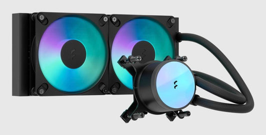 Fractal Design Radius 240 RGB Black Processor All-in-one liquid cooler 12 cm 1 pc(s)