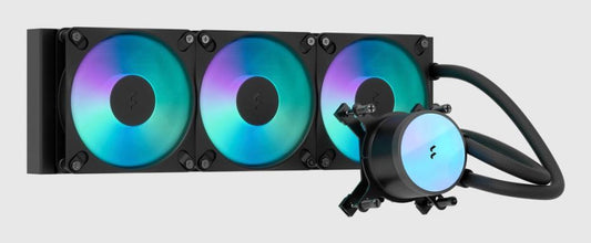 Fractal Design Radius 360 RGB Black Processor All-in-one liquid cooler 12 cm 1 pc(s)