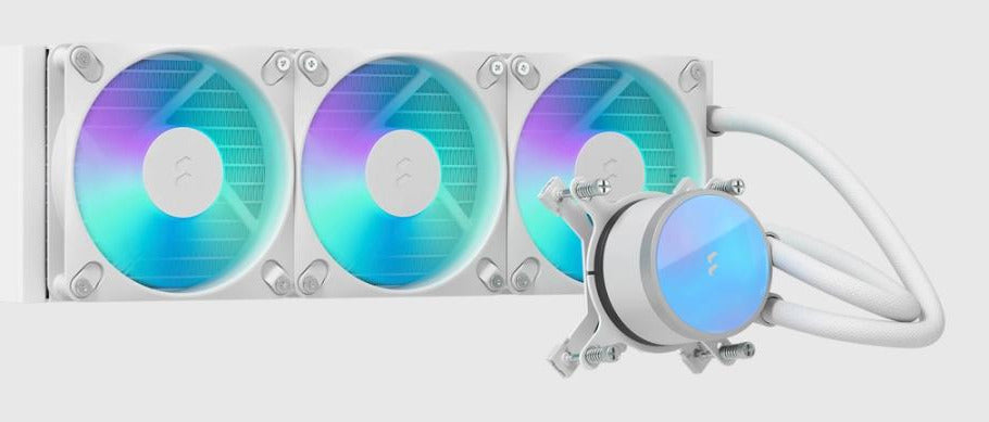 Fractal Design Radius 360 RGB White Processor All-in-one liquid cooler 12 cm 1 pc(s)