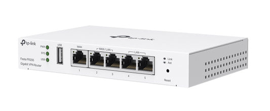 TP-Link Festa FR205 wired router 10 Gigabit Ethernet, 100 Gigabit Ethernet, Gigabit Ethernet White