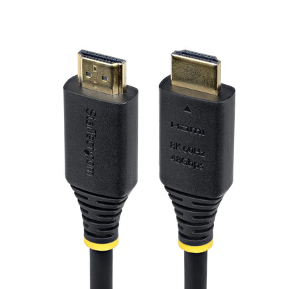 StarTech.com 2m (6ft) Certified Ultra High Speed HDMI Cable, 8K 60Hz/4K 120Hz, HDMI 2.1 Cable with HDR10+ / eARC, 48Gbps, 8K HDMI Cord for Monitor/TV/Display, Flexible TPE Jacket