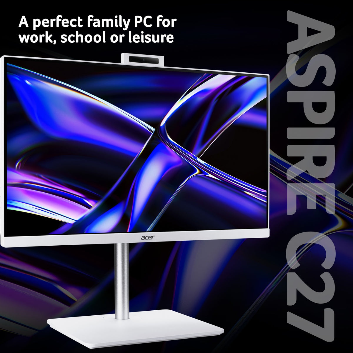 Acer Aspire C27-A - Intel Core 5 16GB 1TB SSD 27" Full HD Windows 11 Home White All-in-One Desktop