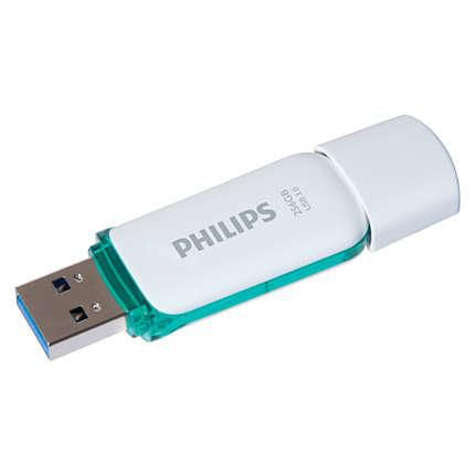 Philips Fm25Fd75B Usb Flash Drive 256 Gb Usb Type-A 3.2 Gen 1 (3.1 Gen 1) Turquoise, White