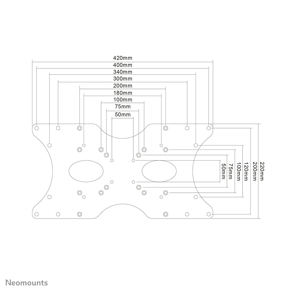 Neomounts FPMA-VESA400 VESA-adapter 22-52"
