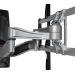 StarTech.com Full Motion TV Wall Mount - Heavy Duty Articulating TV Wall Mount Bracket for 32" to 75" (165lb/75kg) VESA Display - Universal Adjustable Tilt/Swivel Flat Screen Arm - Silver - TAA