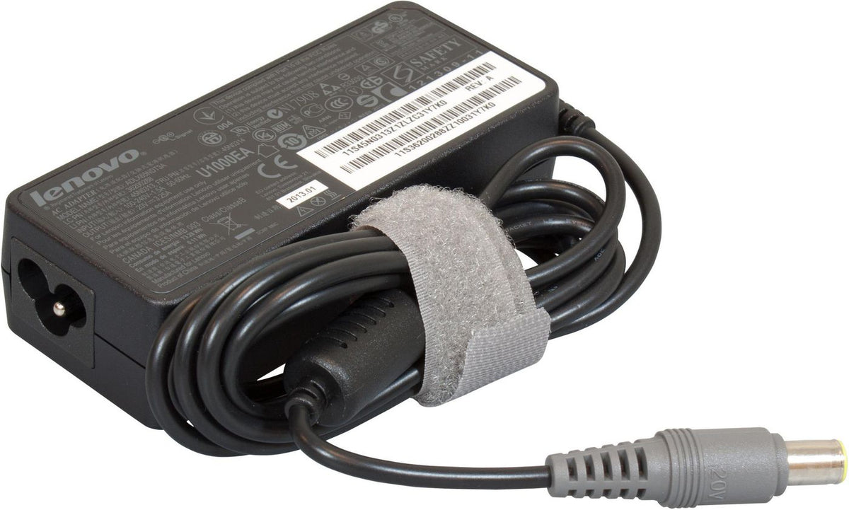 Lenovo AC Adapter 65W 20V FRU45N0314, Notebook, Indoor, 100-240 V, 50/60 Hz, 65 W, Black