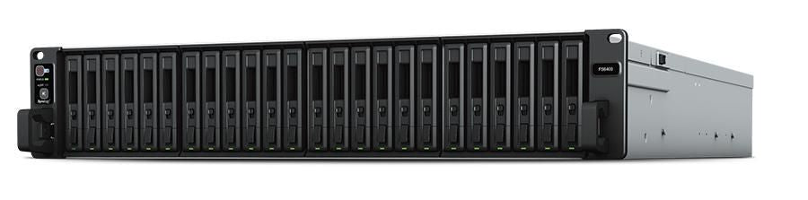 Synology FlashStation NAS FS6400 2 x Intel Xeon Silver 4110 8-core 2.1GHz, 32GB DDR4 ECC RDIMM, expandable up to 512GB