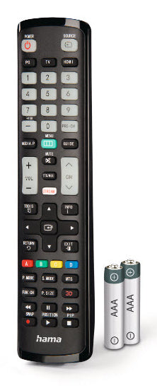 Hama 00221060 remote control IR Wireless TV Press buttons
