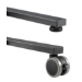 Manhattan Trolley Mount Stand for TV & Monitors, For screens: 34" to 55", VESA compatibility: all between 200x200 to 400x400mm - check the dimensions of the four mounting holes on back of screen to ensure it fits, Max 35kg, Height-adjustable to four level