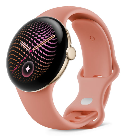 Google Pixel Watch 5 AMOLED 41 mm Digital Touchscreen Gold Wi-Fi GPS (satellite)