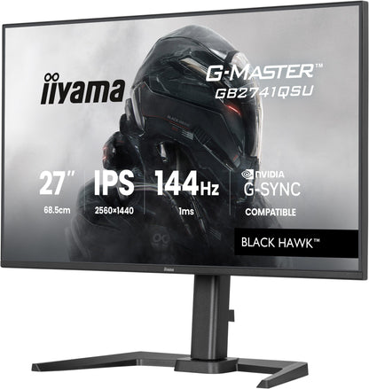iiyama G-MASTER GB2741QSU-B1 computer monitor 68.6 cm (27") 2560 x 1440 pixels 4K Ultra HD LED Black