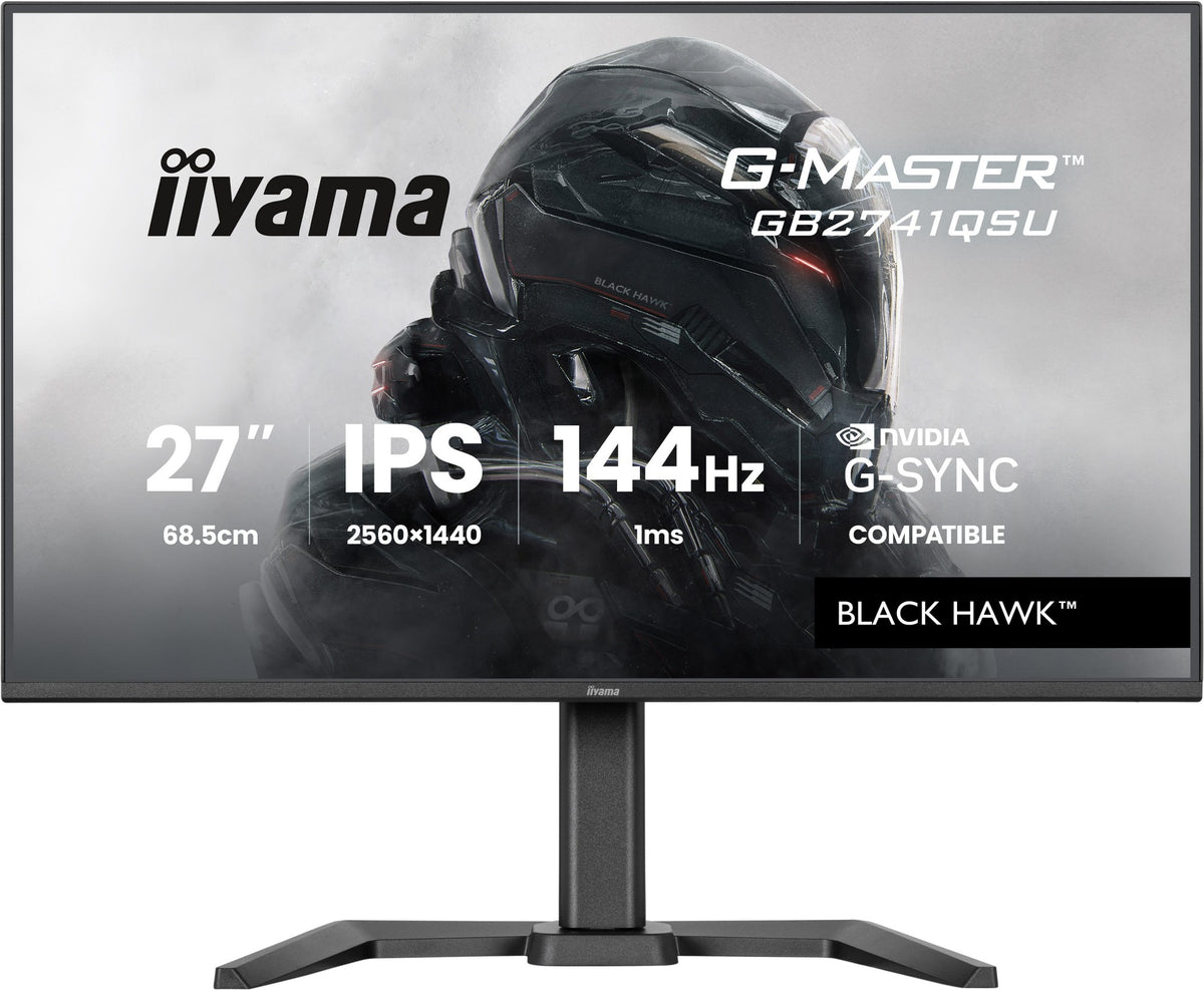 iiyama G-MASTER GB2741QSU-B1 computer monitor 68.6 cm (27") 2560 x 1440 pixels 4K Ultra HD LED Black
