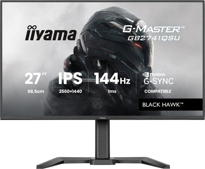 iiyama G-MASTER GB2741QSU-B1 computer monitor 68.6 cm (27") 2560 x 1440 pixels 4K Ultra HD LED Black