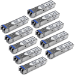 StarTech.com Cisco GLC-LH-SMD Compatible SFP Module (10 Pack) - 1000BASE-LX/LH - 1GbE Single Mode Fiber SMF Optic Transceiver - 1GE Gigabit Ethernet SFP - LC 10km - 1310nm - DDM Cisco Firepower, ASR920, IE2000