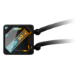 GIGABYTE GAMING 240 Liquid CPU Cooler- 2x120mm ARGB Fans, slide-in interlocking mechanism, DAISY-CHAIN, Intel LGA 1851 and AMD AM5 Compatible