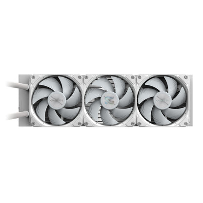 GIGABYTE GAMING 360 ICE Liquid CPU Cooler- 3x120mm ARGB Fans, slide-in interlocking mechanism, DAISY-CHAIN, Intel LGA 1851 and AMD AM5 Compatible