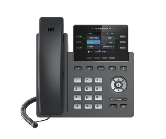 Grandstream Networks GRP2613W IP phone Black 4 lines TFT
