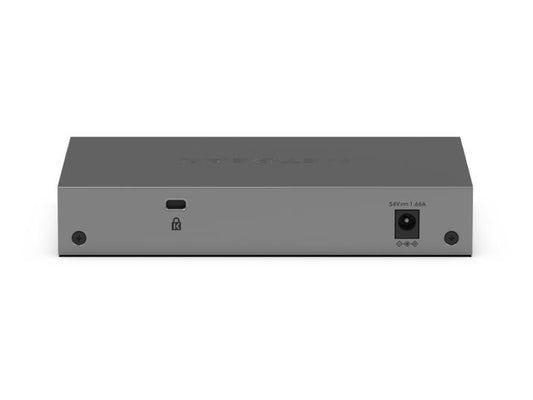 NETGEAR GS105PP Unmanaged Gigabit Ethernet (10/100/1000) Power over Ethernet (PoE) Desktop/Wall-Mounting Grey