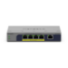 NETGEAR GS105PP Unmanaged Gigabit Ethernet (10/100/1000) Power over Ethernet (PoE) Desktop/Wall-Mounting Grey
