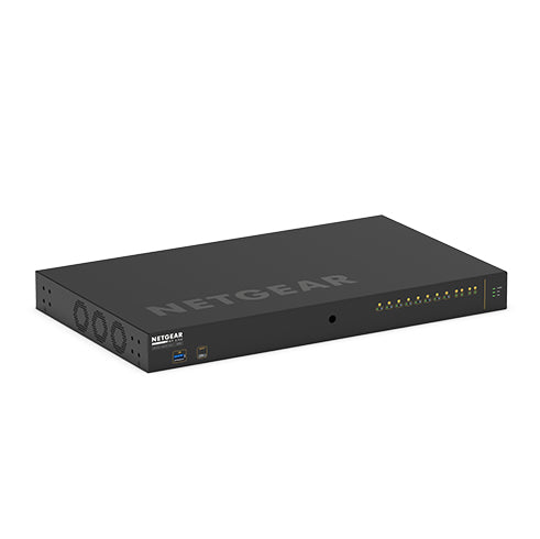 NETGEAR GSM4212UX Managed L2/L3 Gigabit Ethernet (10/100/1000) Power over Ethernet (PoE) 1U Black