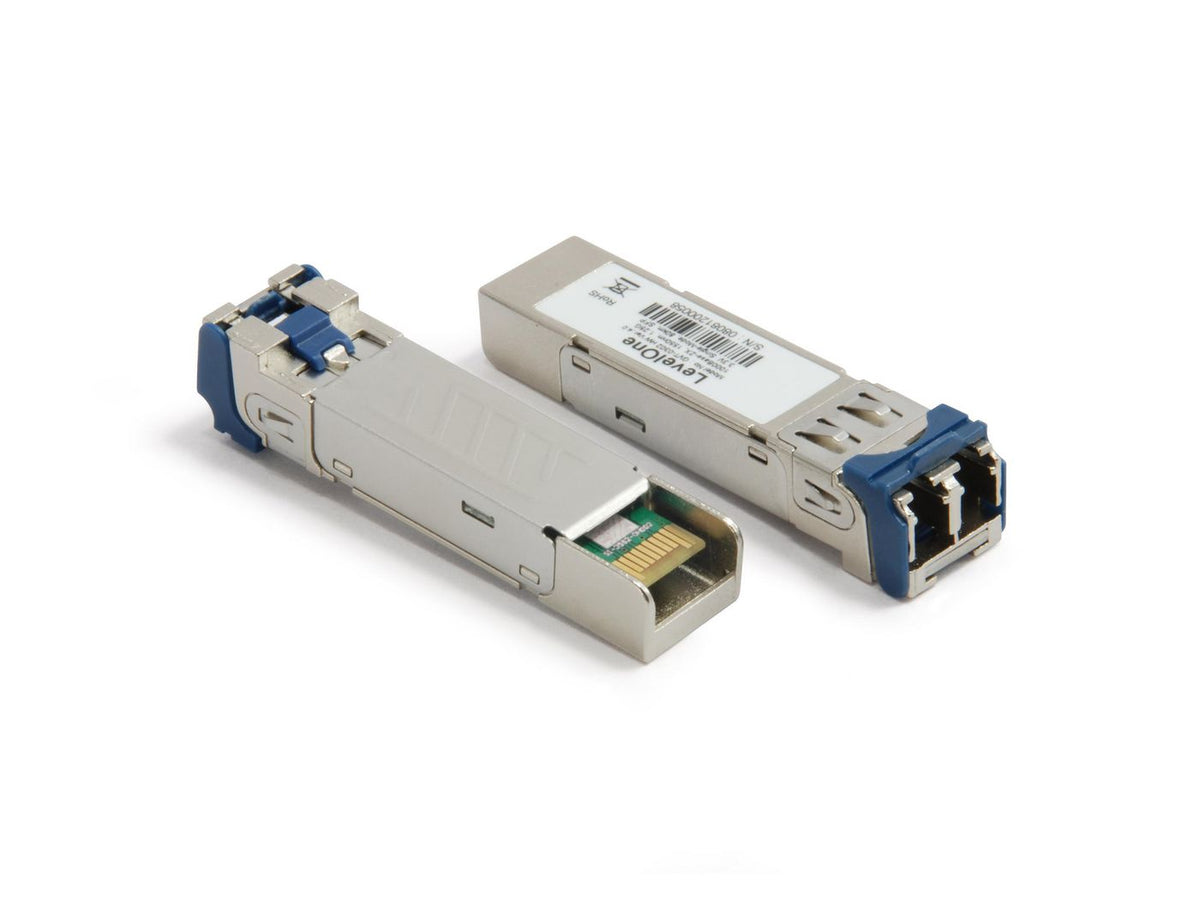 LevelOne Transceiver LevelOne GVT-0302/ 1.25Gbps Single-mode SFP Transceiver, 80km, 1550nm, Fiber optic, 1250 Mbit/s, SFP, LC, 9/125 µm, ZX