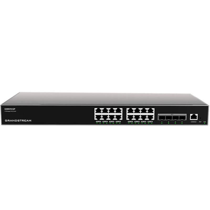 Grandstream Network Switch Managed L3 Gigabit Ethernet (10/100/1000) Power Over Ethernet (Poe) Grey