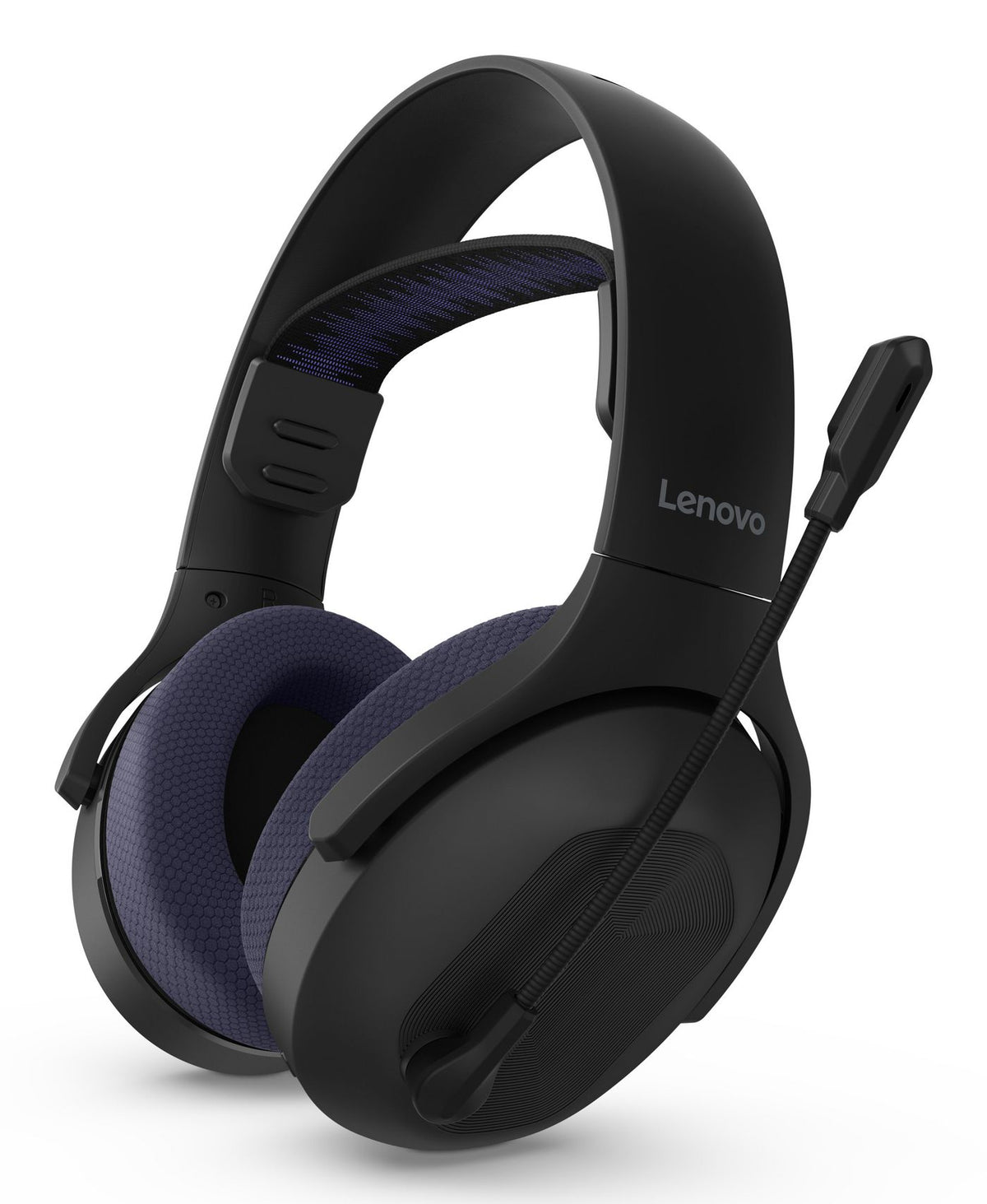 Lenovo Legion H410 Headphones Wireless Head-Band Gaming Usb Type-C Bluetooth Black, Purple