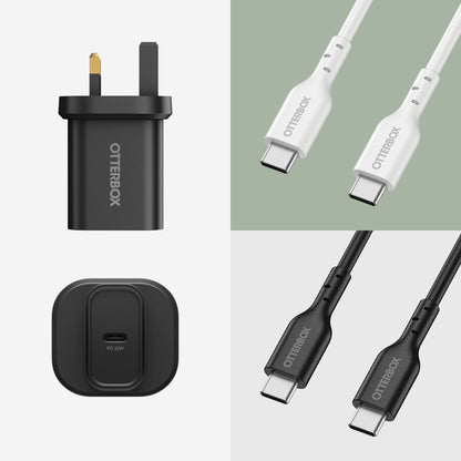 OtterBox Standard UK Wall Charger 20W - 1X USB-C 20W USB-PD Black