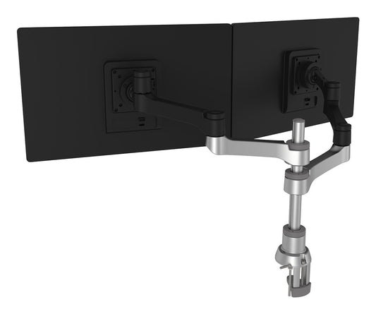 R-Go Tools Monitor arm R-Go Zepher Dual, for two monitors, fully adjustable, 0- 8 kg load capacity, 100% circular, black