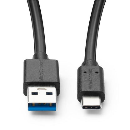 Microconnect USB3.2CA1.5 USB cable USB 3.2 Gen 1 (3.1 Gen 1) 1.5 m USB A USB C 15 W Black