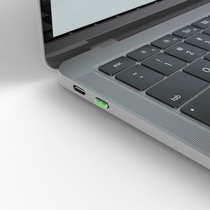 Lindy USB Type C Port Blockers (Without Key) - Pack of 10, Green