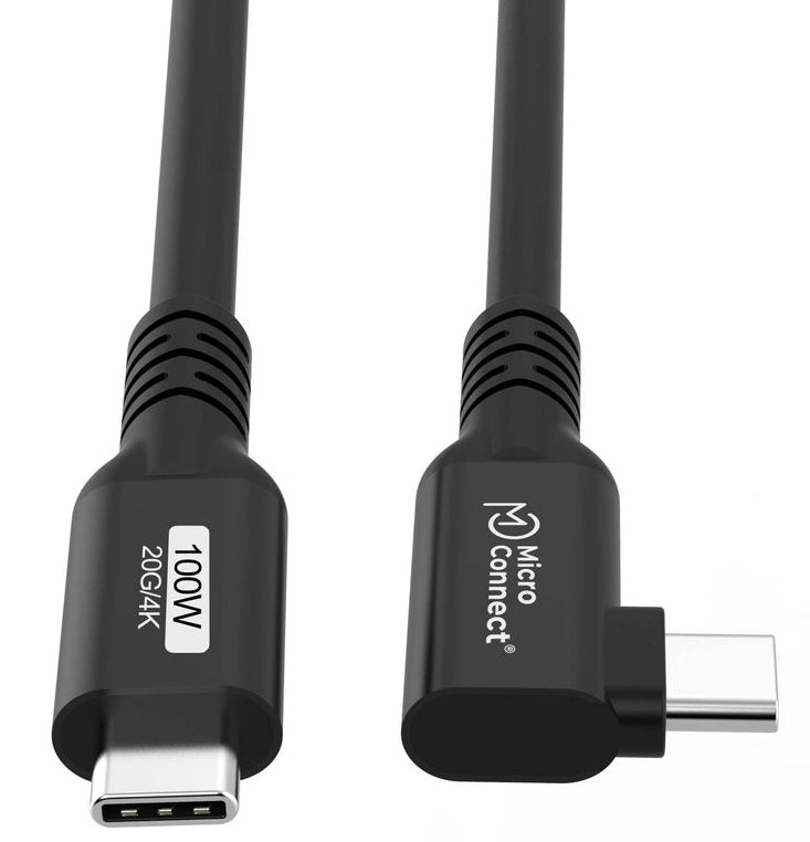 Microconnect USB3.2CC005-A USB cable USB 3.2 Gen 2x2 0.5 m USB C Black