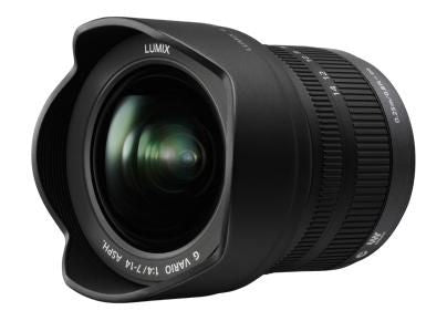 Panasonic LENS G 7-14 (14-28) H-F007014, 16/12, 0.25 m, 7 - 14 mm, 14 - 28 mm, Black, 7 cm