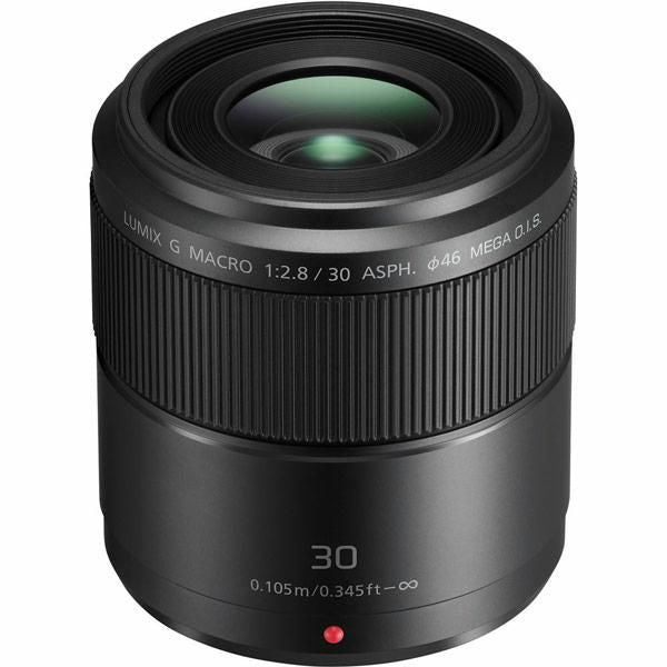 Panasonic LUMIX G MACRO 30MM F2.8 OIS Lumix G Macro 30mm / F2.8 ASPH. / MEGA O.I.S., Macro lens, 9/9, Image stabilizer, Micro Four Thirds (MFT)