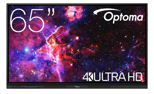 Optoma 3653RK interactive whiteboard 165.1 cm (65") 3840 x 2160 pixels Touchscreen Black