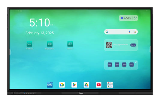 Optoma 3753RK interactive whiteboard 190.5 cm (75") 3840 x 2160 pixels Touchscreen Black
