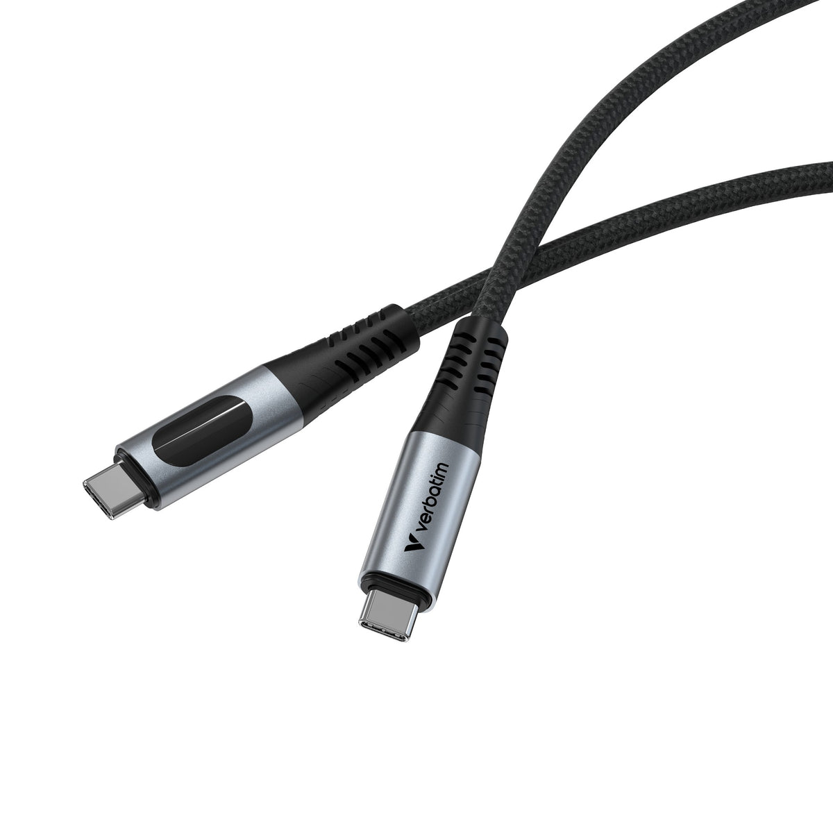 Verbatim Sync & Charge USB C to USB C 240W 40 Gbps Display 120 cm