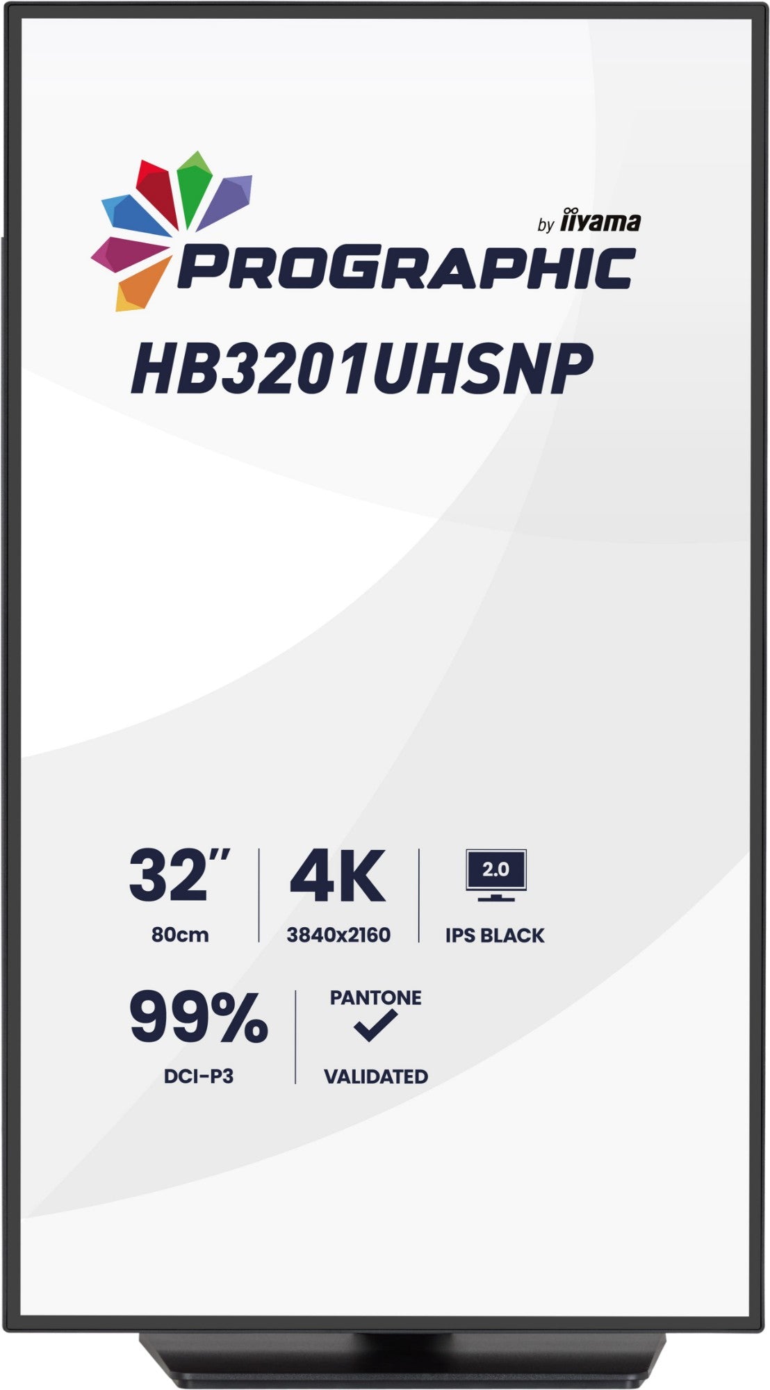 iiyama ProGraphic HB3201UHSNP-B1 computer monitor 80 cm (31.5") 3840 x 2160 pixels 4K Ultra HD Black