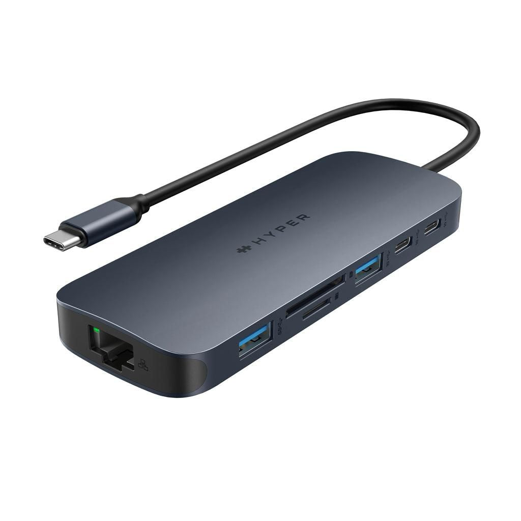Hyper HyperDrive EcoSmart Gen.2 Universal USB-C 10-in-1 Hub w 140 W PD3.1 Power Pass-thru