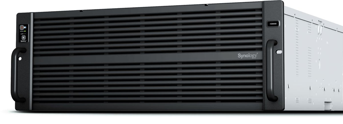 Synology 4U, 60-BAY, Dual Intel Xeon Silver 4210R CPU, 64GB RAM, incl. two Synology SATA SSDs and RKS-03 in the package