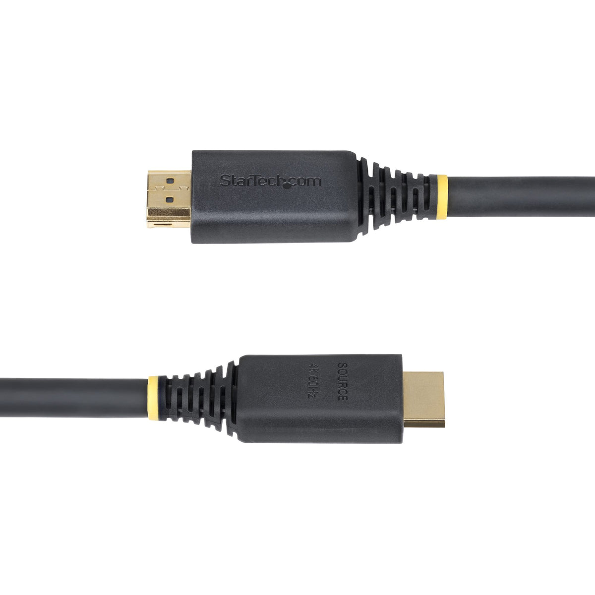 StarTech.com 15m (49.2ft) Active High Speed HDMI Cable, 4K 60Hz/1440p 144Hz, HDR10/HDCP 2.2/ARC, 18Gbps, UHD HDMI 2.0 Cord for TV/Monitor/Display, TPE Jacket