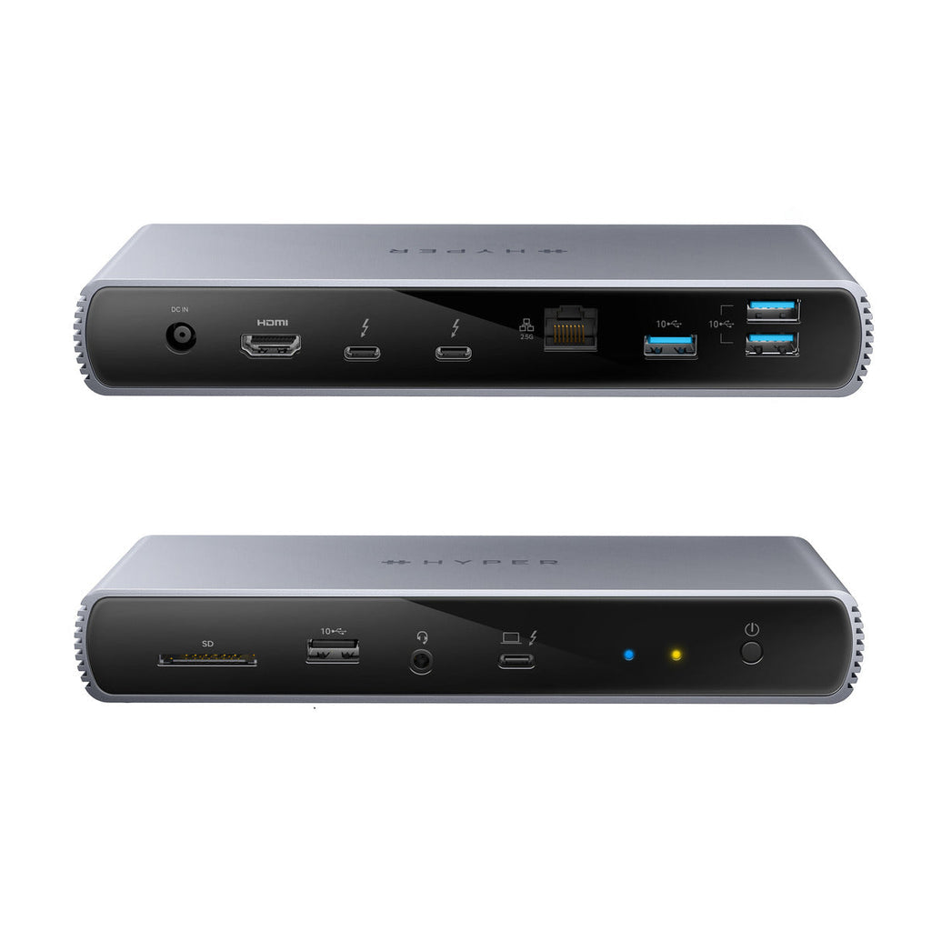 Targus HDTB4D-EU laptop dock/port replicator Docking Thunderbolt 4 Grey