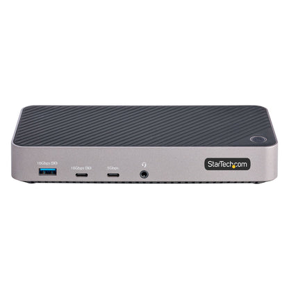 StarTech.com USB-C Triple Monitor Docking Station for MacBook Pro / Air M1 M2 M3 M4 M5 & Windows, Universal 4K HDMI DP Dock, Thunderbolt Compatible, 100W Laptop Charging