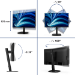 Philips 24B2U3601 computer monitor 60.5 cm (23.8") 2560 x 1440 pixels Quad HD LCD Black