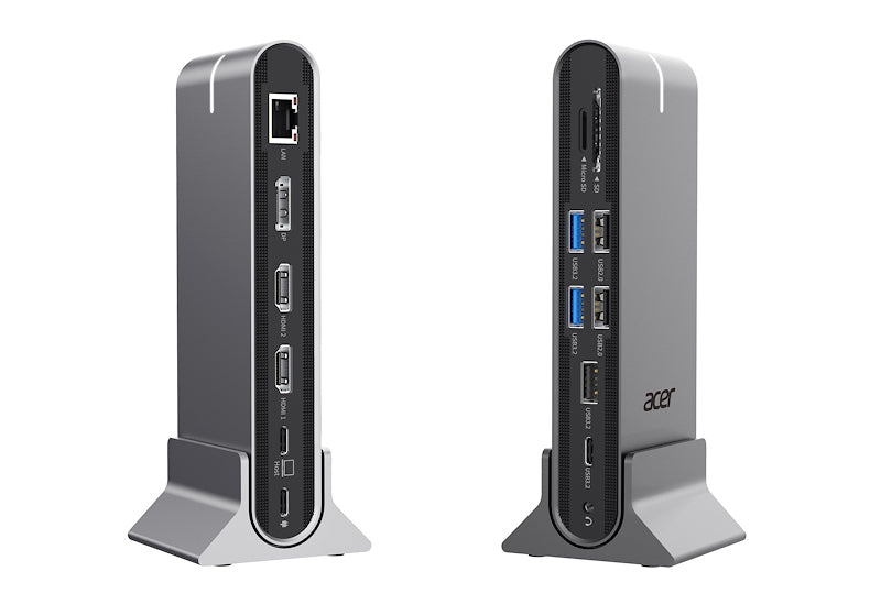 Acer HP.DSCAB.022 laptop dock/port replicator Wired USB 3.2 Gen 1 (3.1 Gen 1) Type-C Silver