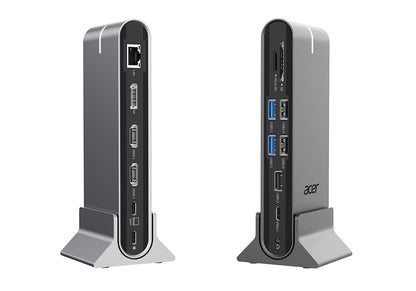 Acer HP.DSCAB.022 laptop dock/port replicator Wired USB 3.2 Gen 1 (3.1 Gen 1) Type-C Silver